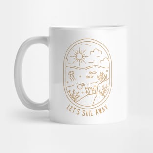 Let's Sail Away Mug